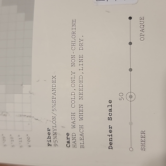 Black opaque tights S/M - NEW w/ tags - Picture 3 of 3